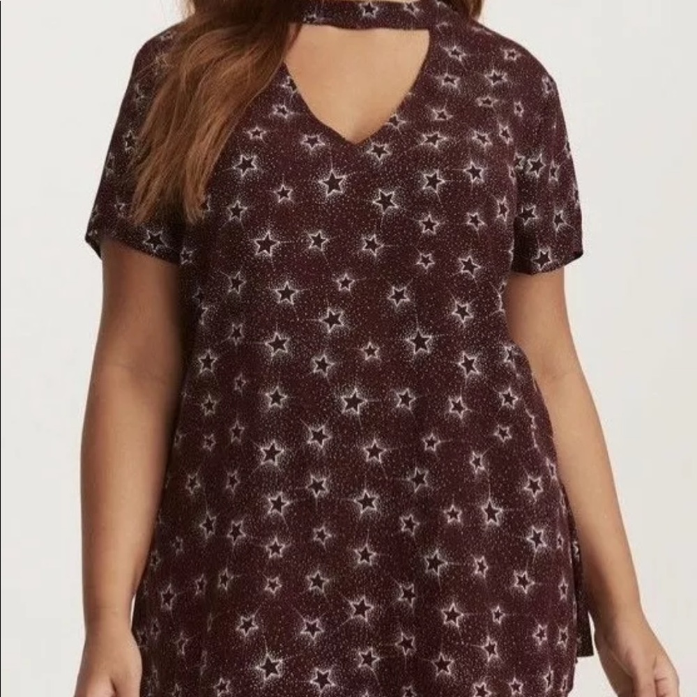 Torrid | Star tunic blouse